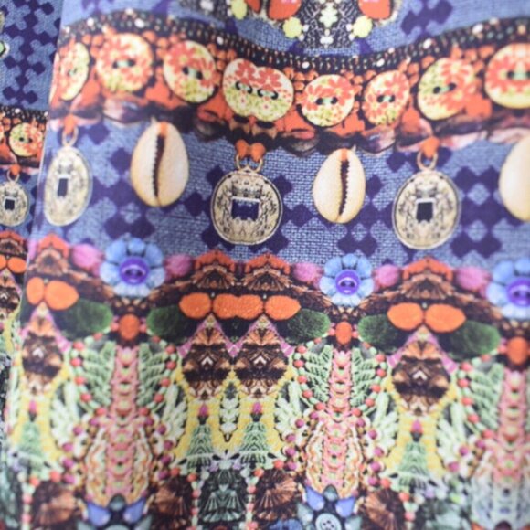 Anthropologie Hemant & Nandita Sleeveless Print Dress - Picture 6 of 8